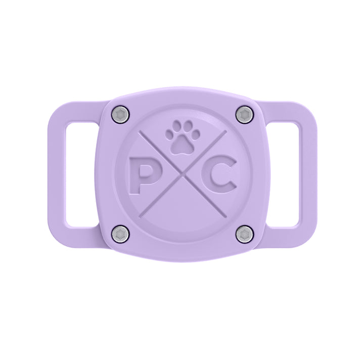 Lavender Waterproof AirTag Holder for Dog or Cat Collar#color_lavender