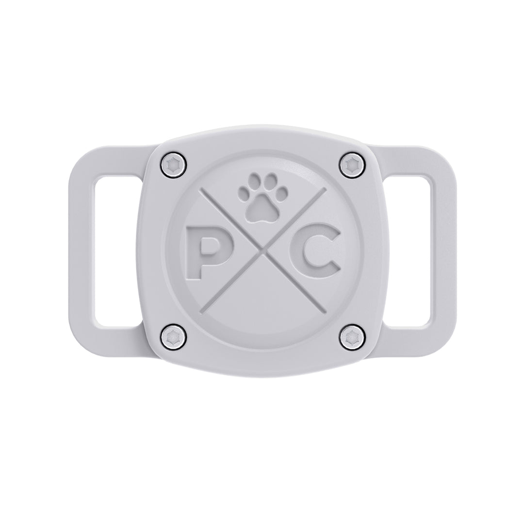 Grey Waterproof AirTag Holder for Dog or Cat Collar#color_grey