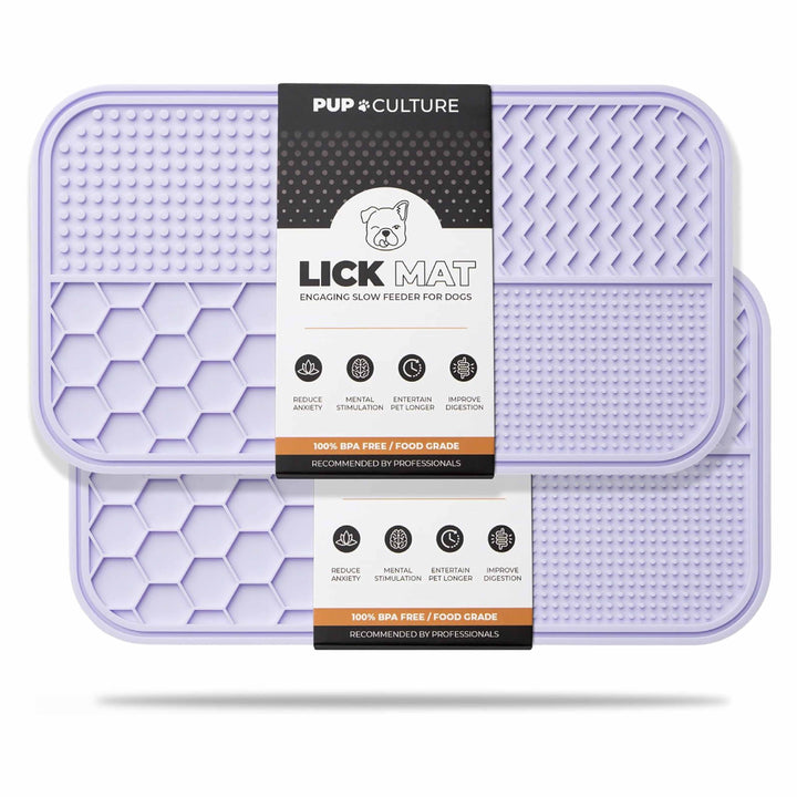 Lavender Dog Lick Mat for Pup Enrichment#color_lavender