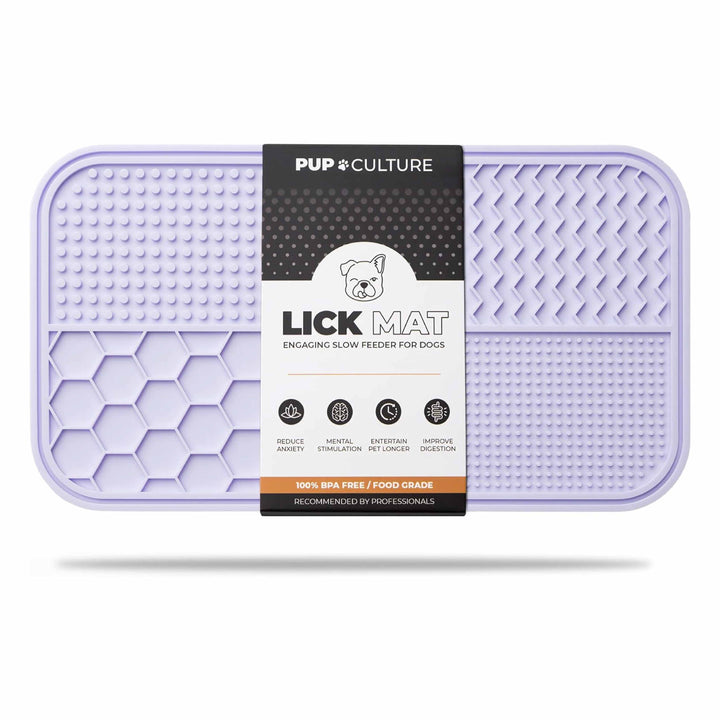 Lavender Dog Lick Mat for Pup Enrichment#color_lavender